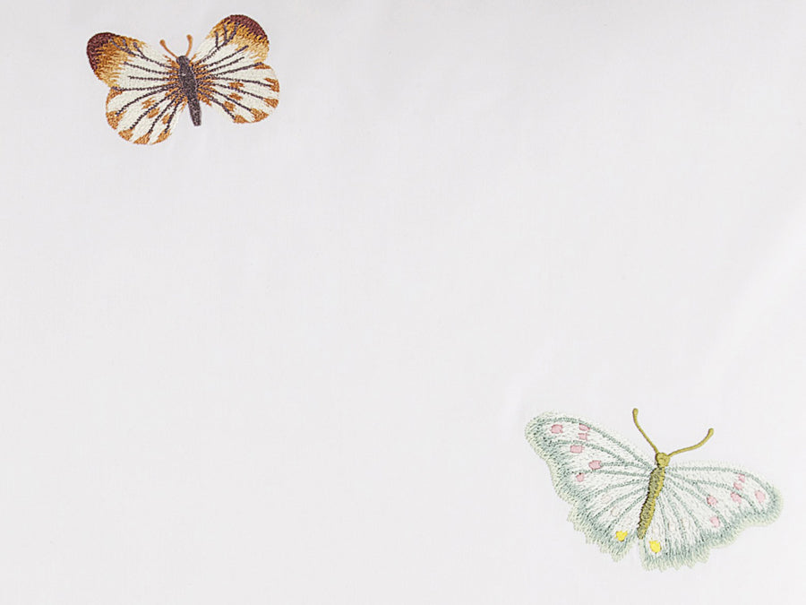 Lenjerie de pat din satin cu broderie "Butterfly"