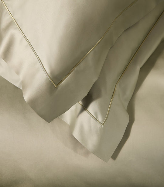 Satin Bedding Giza Cotton "Bourdon" Laurel"