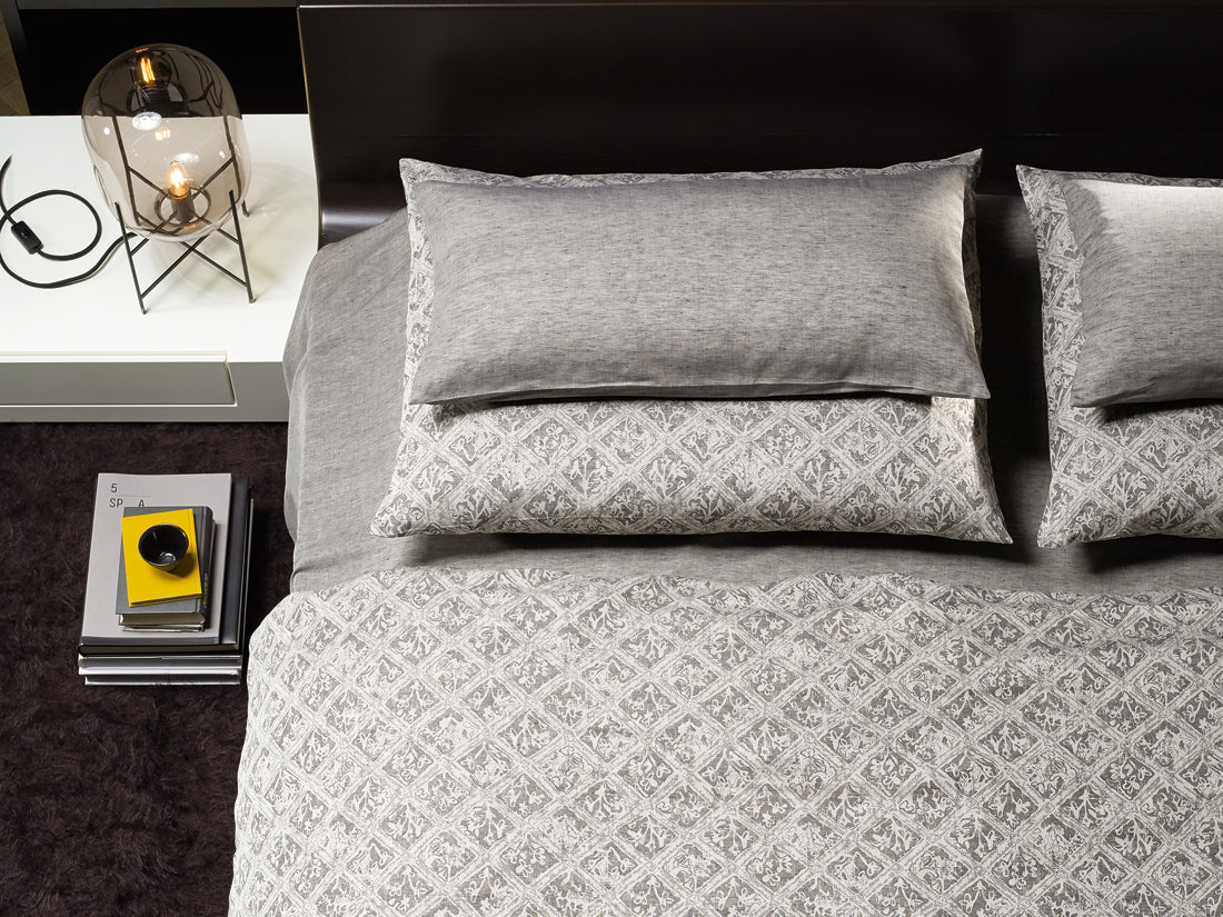 Bettwäsche aus Halbleinen "Marais", 8 Farben (Kopie)