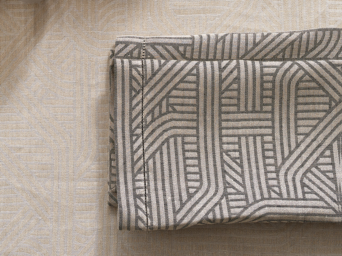 Jacquard Leinentischwäsche & Servietten "Leitner Confusion" in 8 Farben