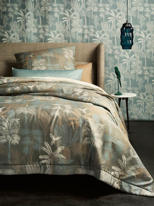 Jacquard beddengoed van Supima katoen "Leitner Eden" in 5 kleuren