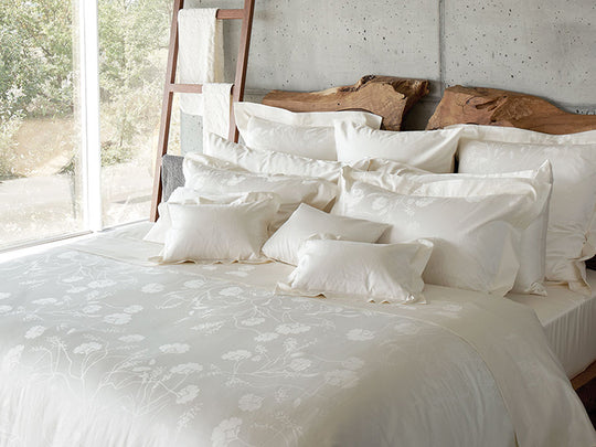 Lenjerie de pat jacquard "Jardim" 3 culori