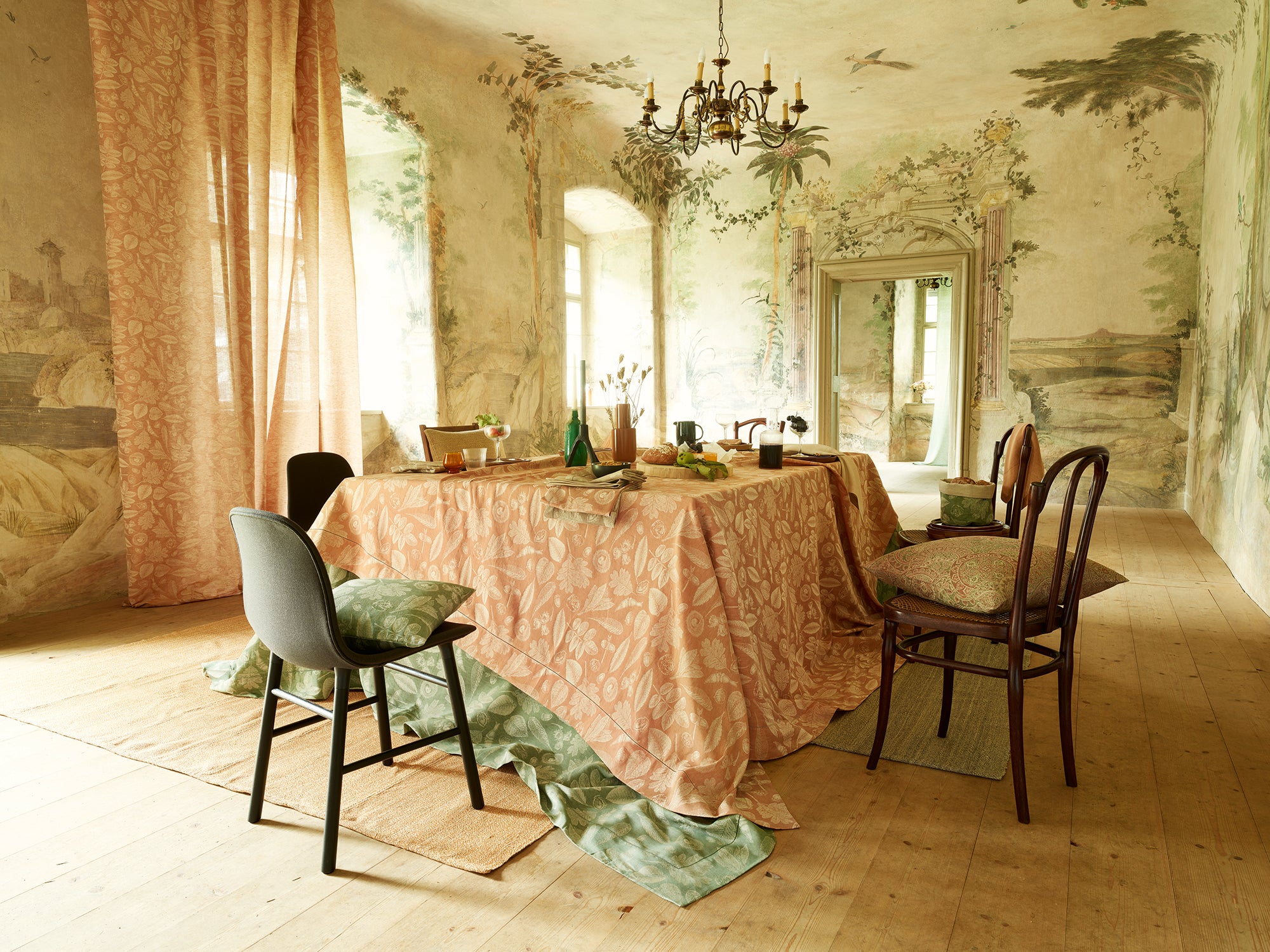 Tischtuch "Blattwerk" in 10 Farben