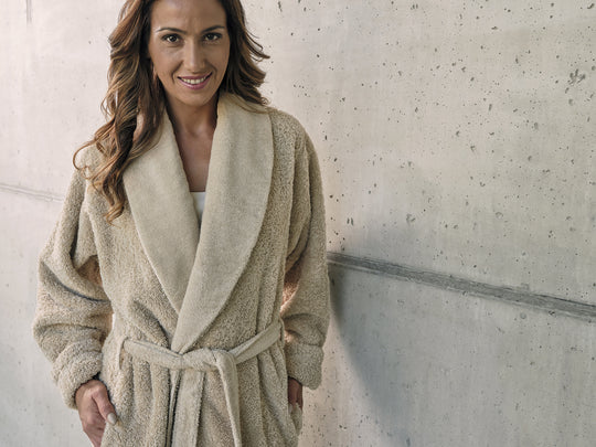 Warmer Bademantel "Super Pile" 60 Farben