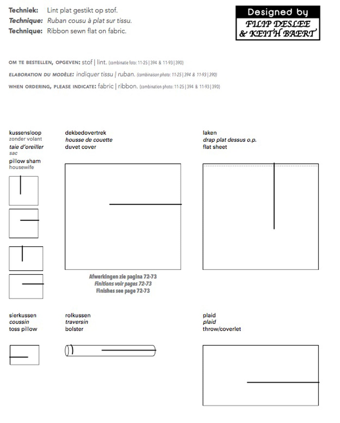 Satenska posteljina "Phi White Orange"