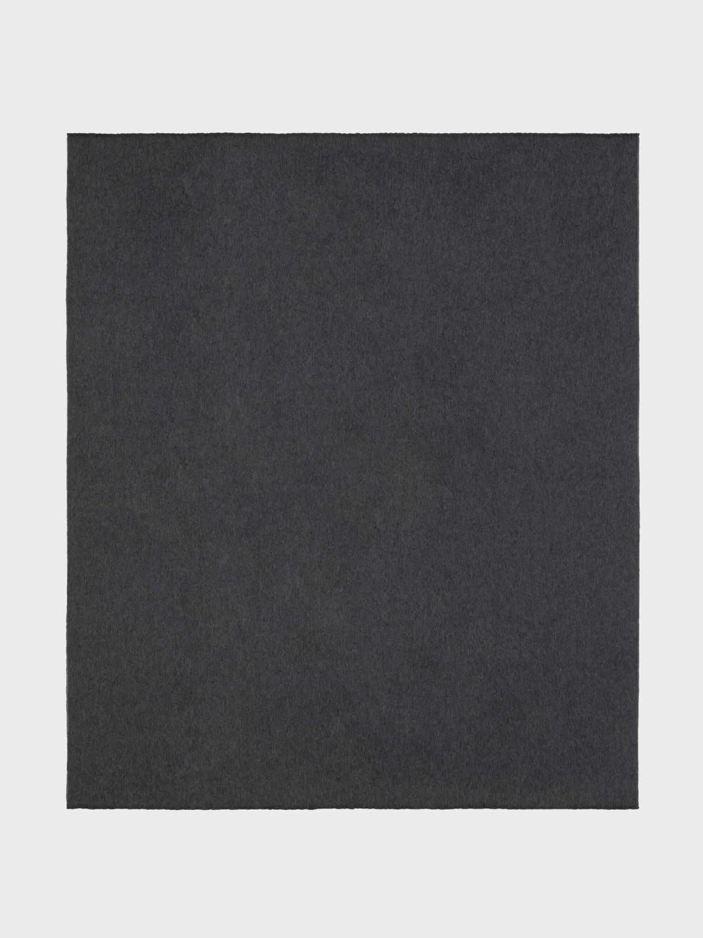 Lammwollplaid mit Kaschmir "Vale Reversible Charcoal Grey"