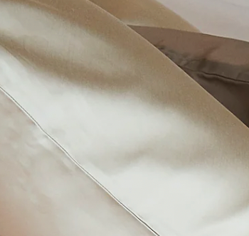 Satin Bettwäsche 1000 TC "Capela Champagner"