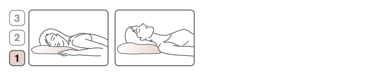 1 Kammer Daunen Kissen "Arion"
