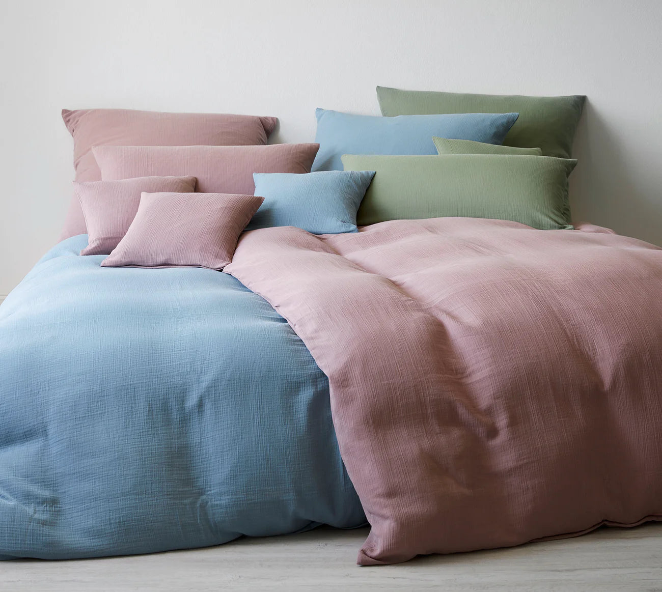 Mousselin Bettwäsche "Smooth Ash Rosé"
