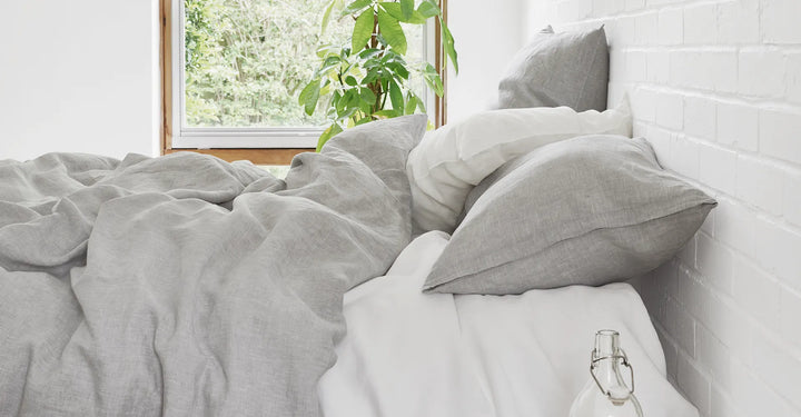 Feine Leinen Bettwäsche "LEVIN blanc"