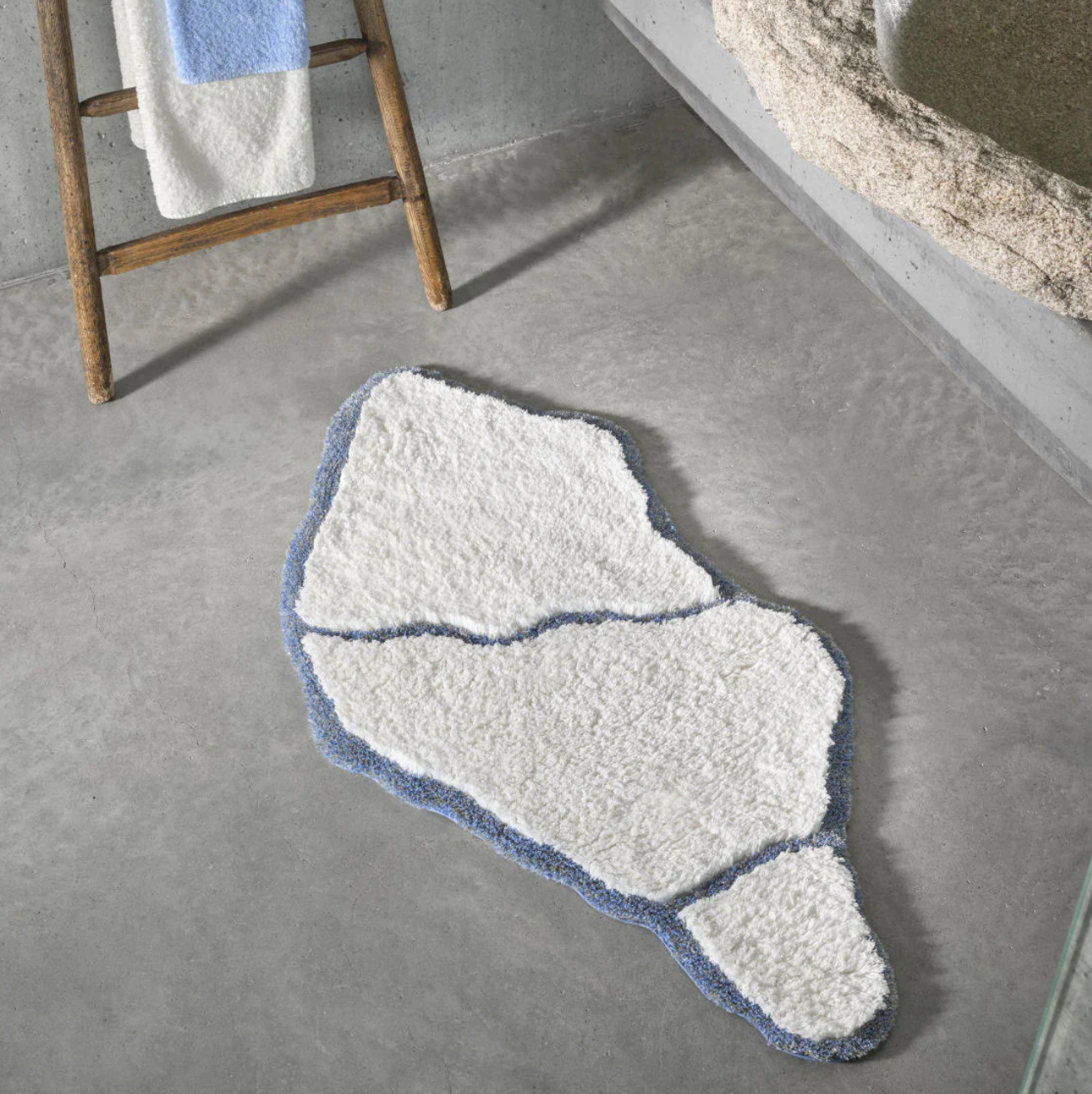 Badeteppich "Jess Blue"