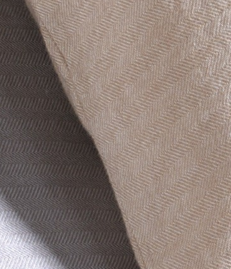 Bettwäsche aus Baumwoll Fein Flanell "Beige"