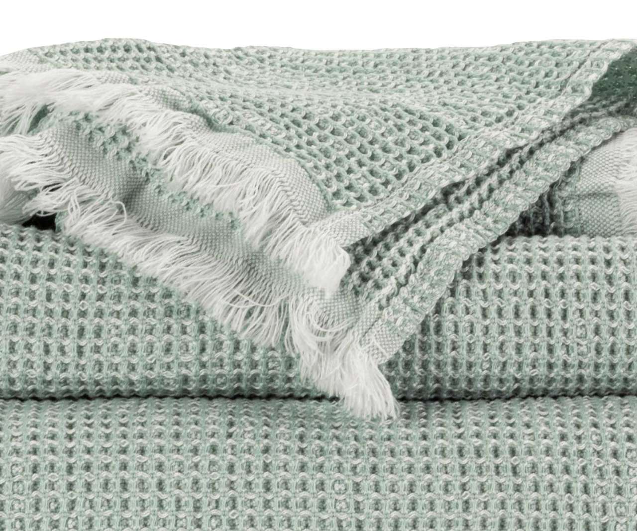 Weiche Pikeetücher "Bees 210 aqua"