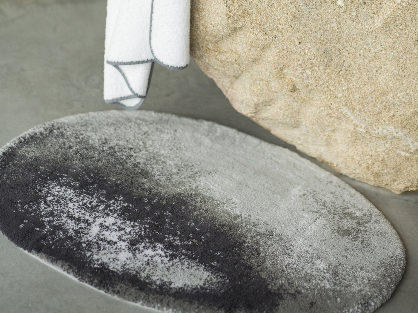 Badeteppich "Stone Metal", in 2 Größen