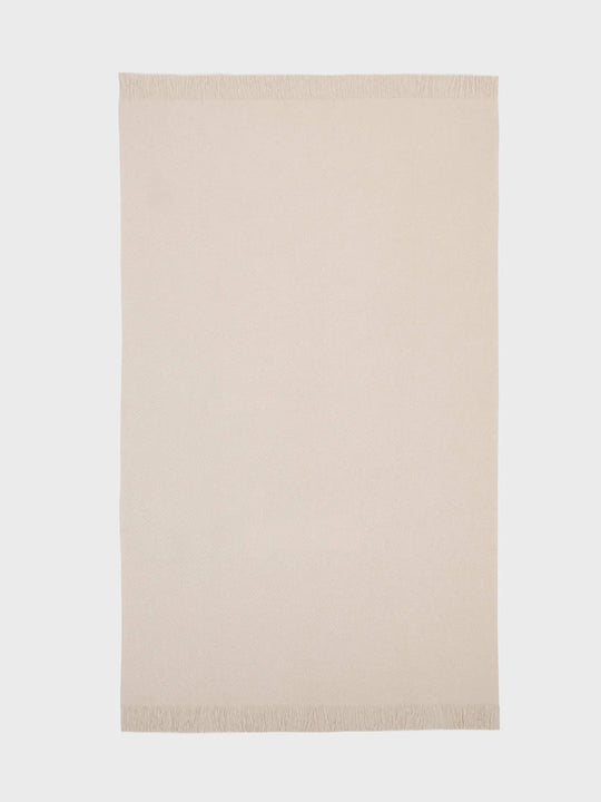 Kasjmier deken "Mossband Oat" 125 x 190 cm