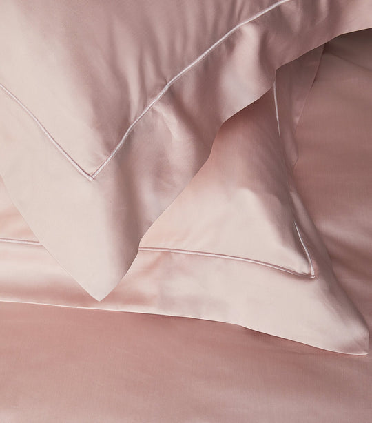 Satin Bedding Giza Cotton "Bourdon Nuage Rose"