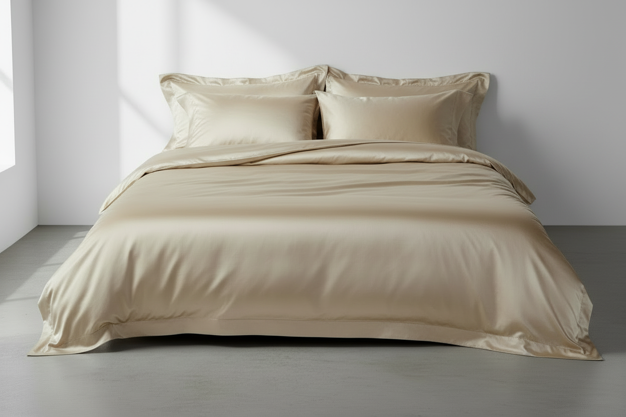 غطاء سرير ساتان 1400 TC "أماندا شامبانيا"