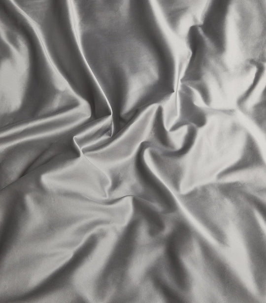 Satin Bedding Giza Cotton "Bourdon Ardoise"