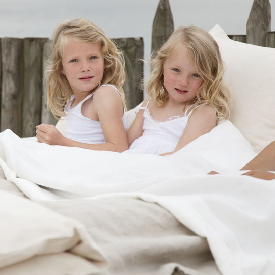 Linen Bedding Organic Linen "Heritage Oyster"
