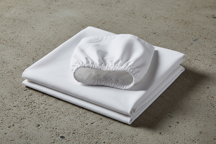 Perkal Spannbettlaken "Fresco White 400 TC"