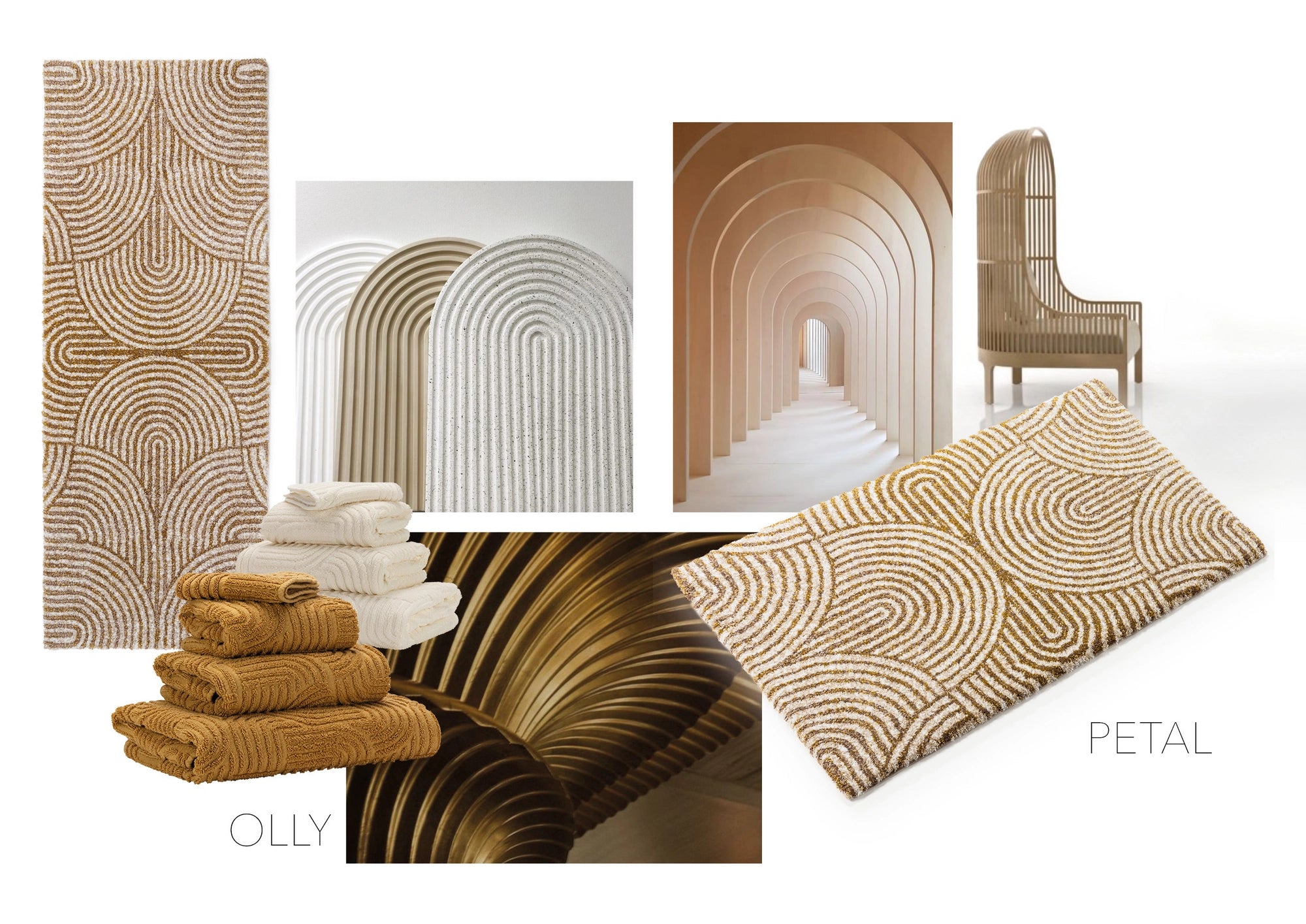 Badeteppich "Petal", in 2 Größen