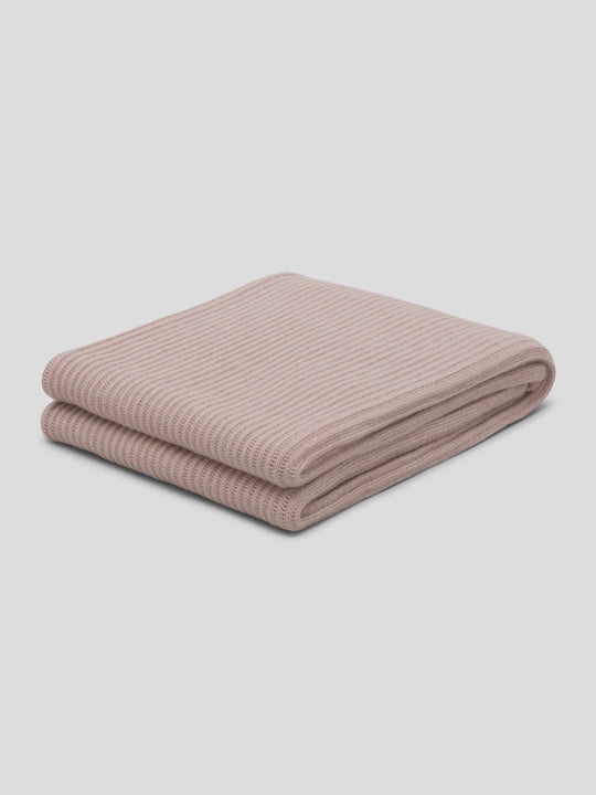 喀什米爾毛毯「Furrow Knitted Shell」