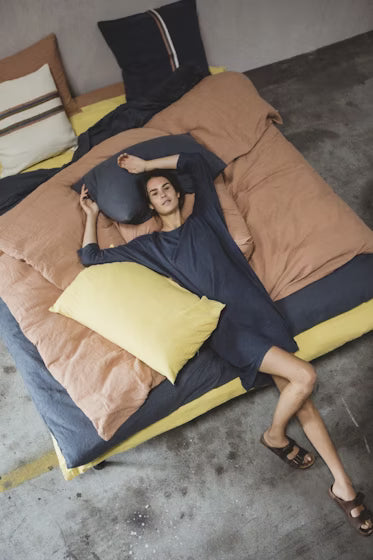 Leinenbettwäsche vorgewaschen "Cinnamon"