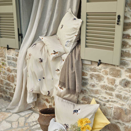 Satin Bedding "Jeunesse Blanc"