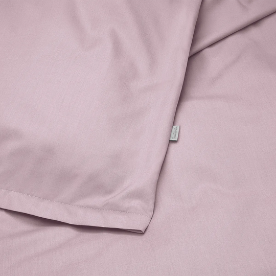 Gezellige perkal beddengoed katoen & modal "BEN", mauve