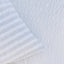 Baumwoll Seersucker Bettwäsche "Dean Blanc" gris stripe