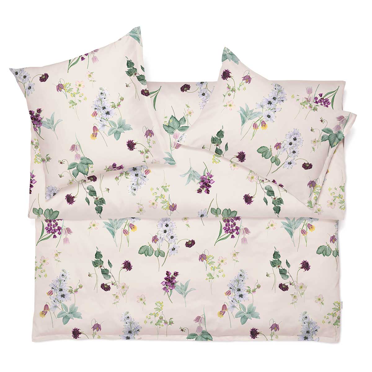 Biancheria da letto in raso "Ylvie blanc"