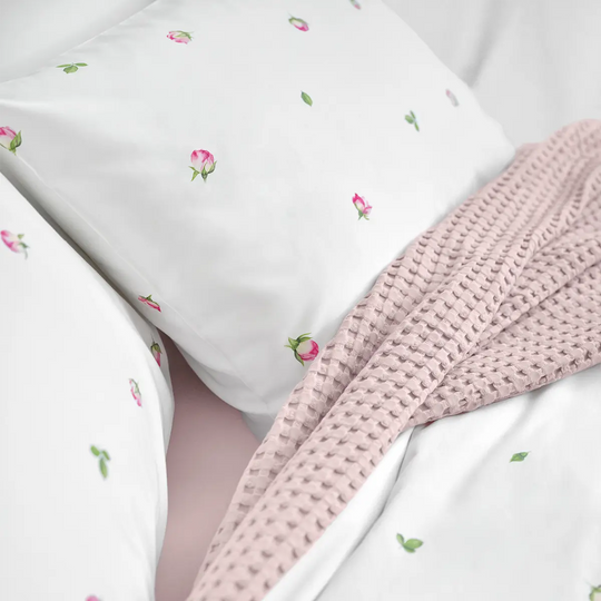 Satin Bedding "Jeunesse Blanc"