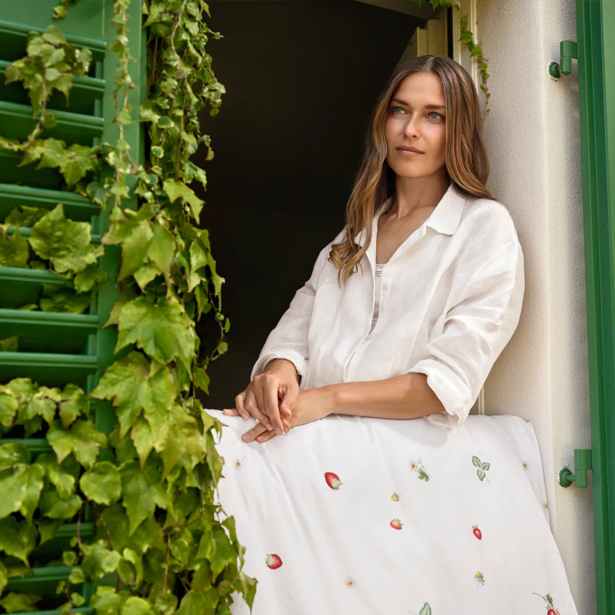 Satin Bettwäsche "June Blanc"