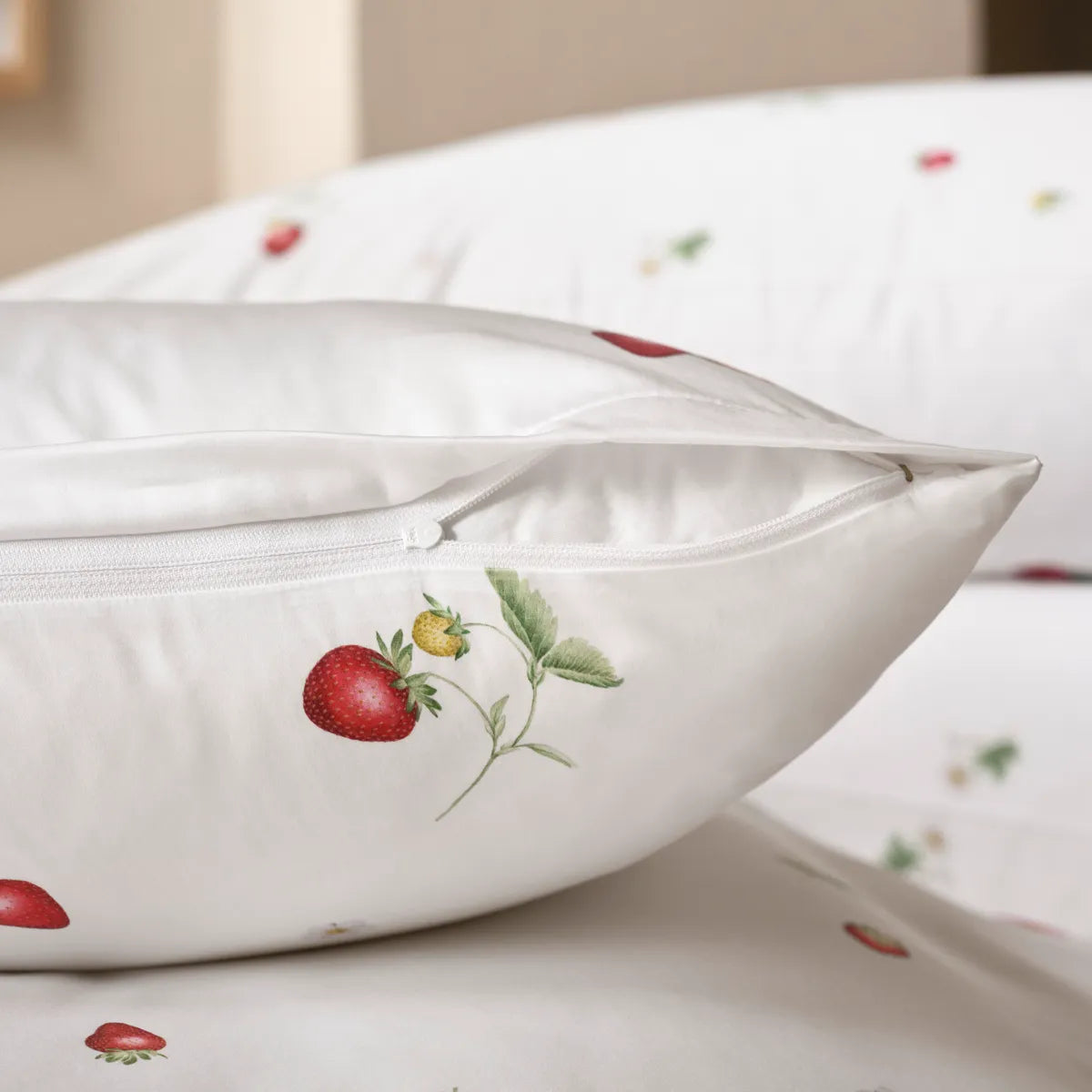 Satin Bettwäsche "June Blanc"