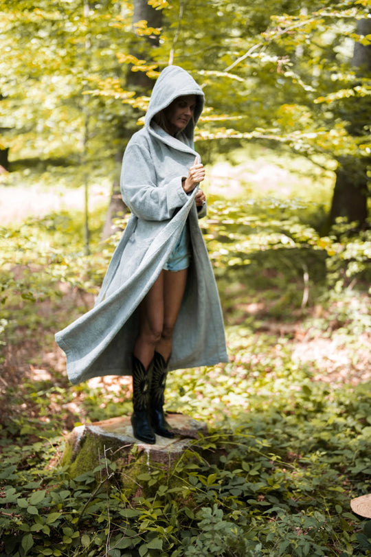 Kapuzen Bademantel Unisex "Dreamflor", in 9 Farben