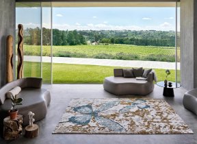 Teppich mit Lurex "Habidecor Meadow", 2200 g/m² 100 x 150 cm