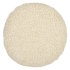 Rundes Kissen "Designers Guild Swaledale Chalk" - Vorderseite